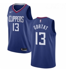 Womens Nike Los Angeles Clippers 13 Marcin Gortat Swingman Blue NBA Jersey Icon Edition 