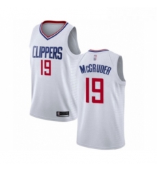 Youth Los Angeles Clippers 19 Rodney McGruder Swingman White Basketball Jersey Association Edition 