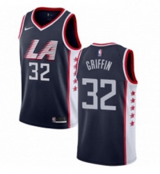 Youth Nike Los Angeles Clippers 32 Blake Griffin Swingman Navy Blue NBA Jersey City Edition