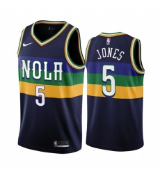 Men New Orleans Pelicans 5 Herbert Jones 2022 23 Black City Edition Stitched Basketball Jersey