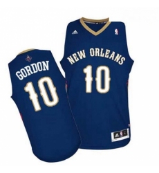 Revolution 30 Pelicans 10 Eric Gordon Navy Stitched NBA Jersey