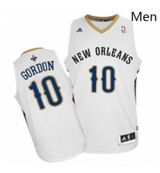 Revolution 30 Pelicans 10 Eric Gordon White Stitched NBA Jersey