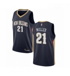 Womens New Orleans Pelicans 21 Darius Miller Swingman Navy Blue Basketball Jersey Icon Edition 