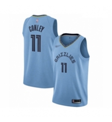 Grizzlies 11 Mike Conley Light Blue Basketball Swingman Statement Edition Jersey
