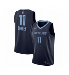 Grizzlies 11 Mike Conley Navy Blue Basketball Swingman Icon Edition Jersey
