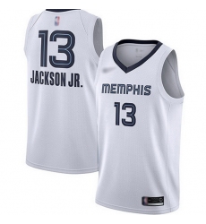 Grizzlies  13 Jaren Jackson Jr. White Basketball Swingman Association Edition Jersey
