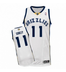 Mens Adidas Memphis Grizzlies 11 Mike Conley Authentic White Home NBA Jersey