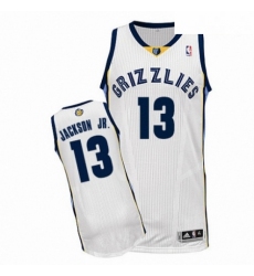 Mens Adidas Memphis Grizzlies 13 Jaren Jackson Jr Authentic White Home NBA Jersey 