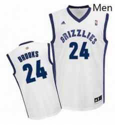 Mens Adidas Memphis Grizzlies 24 Dillon Brooks Swingman White Home NBA Jersey 