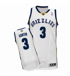 Mens Adidas Memphis Grizzlies 3 Jevon Carter Authentic White Home NBA Jersey 