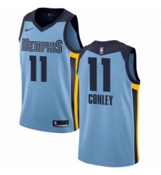 Mens Nike Memphis Grizzlies 11 Mike Conley Authentic Light Blue NBA Jersey Statement Edition
