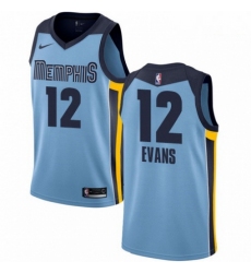 Mens Nike Memphis Grizzlies 12 Tyreke Evans Swingman Light Blue NBA Jersey Statement Edition 