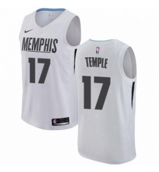 Mens Nike Memphis Grizzlies 17 Garrett Temple Swingman White NBA Jersey City Edition 