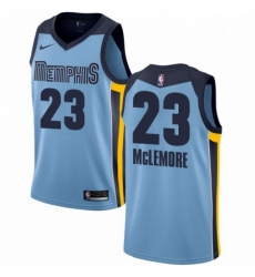 Mens Nike Memphis Grizzlies 23 Ben McLemore Authentic Light Blue NBA Jersey Statement Edition 