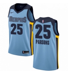 Mens Nike Memphis Grizzlies 25 Chandler Parsons Authentic Light Blue NBA Jersey Statement Edition 