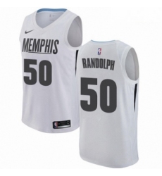 Mens Nike Memphis Grizzlies 50 Zach Randolph Authentic White NBA Jersey City Edition