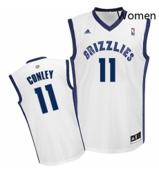 Womens Adidas Memphis Grizzlies 11 Mike Conley Swingman White Home NBA Jersey