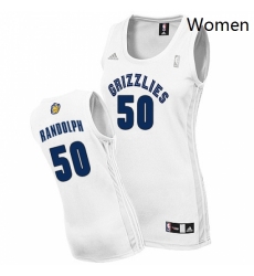 Womens Adidas Memphis Grizzlies 50 Zach Randolph Authentic White Home NBA Jersey