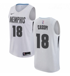Womens Nike Memphis Grizzlies 18 Omri Casspi Swingman White NBA Jersey City Edition 