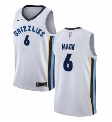 Womens Nike Memphis Grizzlies 6 Shelvin Mack Swingman White NBA Jersey Association Edition 