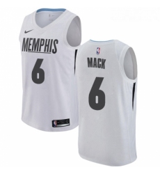 Womens Nike Memphis Grizzlies 6 Shelvin Mack Swingman White NBA Jersey City Edition 