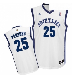 Youth Adidas Memphis Grizzlies 25 Chandler Parsons Swingman White Home NBA Jersey 
