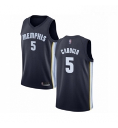 Youth Memphis Grizzlies 5 Bruno Caboclo Swingman Navy Blue Basketball Jersey Icon Edition 