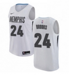 Youth Nike Memphis Grizzlies 24 Dillon Brooks Swingman White NBA Jersey City Edition 