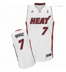 Mens Adidas Miami Heat 7 Goran Dragic Swingman White Home NBA Jersey
