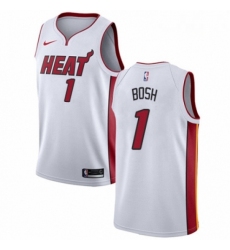 Mens Nike Miami Heat 1 Chris Bosh Swingman NBA Jersey Association Edition