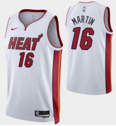 Miami Heat #16 Caleb Martin White Jersey 2022-23 Association Edition
