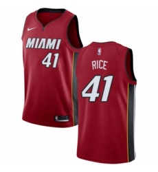 Womens Nike Miami Heat 41 Glen Rice Authentic Red NBA Jersey Statement Edition