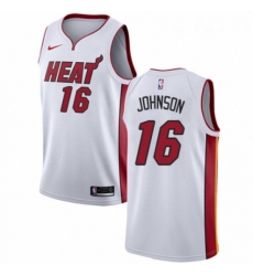 Youth Nike Miami Heat 16 James Johnson Swingman NBA Jersey Association Edition