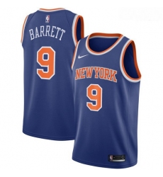 Knicks 9 R J  Barrett Royal 2019 NBA Draft First Round Pick Nike Swingman Jersey