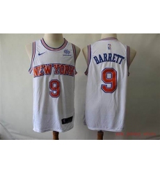 Men Jordan Brand RJ Barrett White New York Knicks 2020 21 Swingman Player Jersey