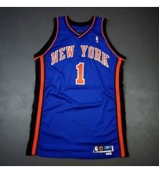 Men New York Knicks #1 Penny Hardaway Blue Jersey