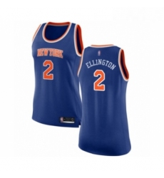 Womens New York Knicks 2 Wayne Ellington Swingman Royal Blue Basketball Jersey Icon Edition 