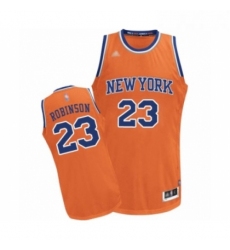 Womens New York Knicks 23 Mitchell Robinson Authentic Orange Alternate Basketball Jersey 