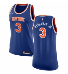 Womens Nike New York Knicks 3 Tim Hardaway Jr Authentic Royal Blue NBA Jersey Icon Edition 