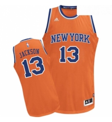 Youth Adidas New York Knicks 13 Mark Jackson Swingman Orange Alternate NBA Jersey