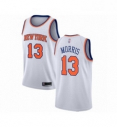 Youth New York Knicks 13 Marcus Morris Swingman White Basketball Jersey Association Edition 