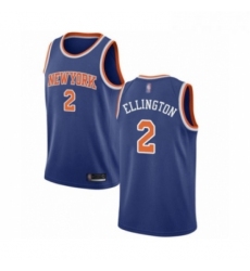Youth New York Knicks 2 Wayne Ellington Swingman Royal Blue Basketball Jersey Icon Edition 