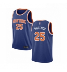 Youth New York Knicks 25 Reggie Bullock Swingman Royal Blue Basketball Jersey Icon Edition 