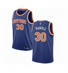 Youth New York Knicks 30 Julius Randle Swingman Royal Blue Basketball Jersey Icon Edition 