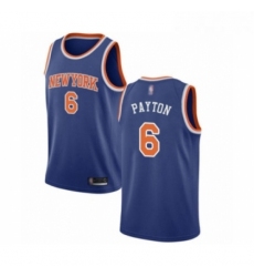Youth New York Knicks 6 Elfrid Payton Swingman Royal Blue Basketball Jersey Icon Editi
