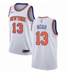 Youth Nike New York Knicks 13 Joakim Noah Authentic White NBA Jersey Association Edition