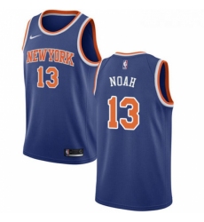 Youth Nike New York Knicks 13 Joakim Noah Swingman Royal Blue NBA Jersey Icon Edition