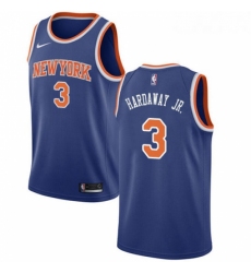 Youth Nike New York Knicks 3 Tim Hardaway Jr Swingman Royal Blue NBA Jersey Icon Edition 