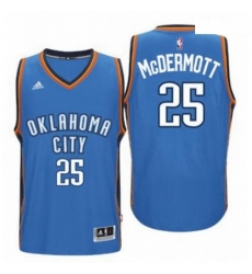 Mens Oklahoma City Thunder 25 Doug McDermott adidas Light Blue Player Swingman Jersey 