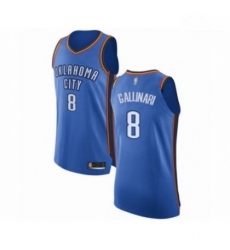 Mens Oklahoma City Thunder 8 Danilo Gallinari Authentic Royal Blue Basketball Jersey Icon Edition 